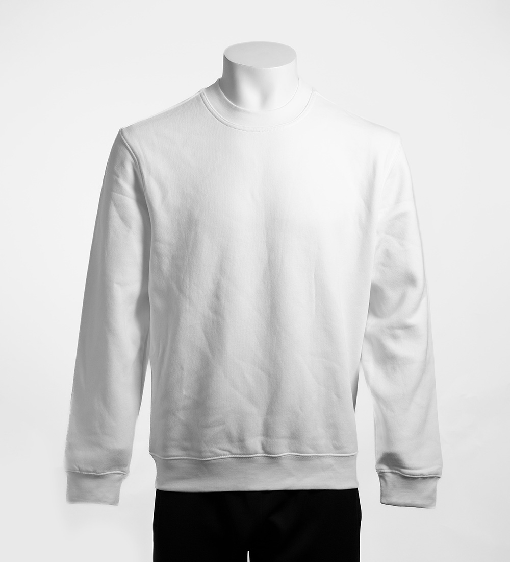 White sweatshirt