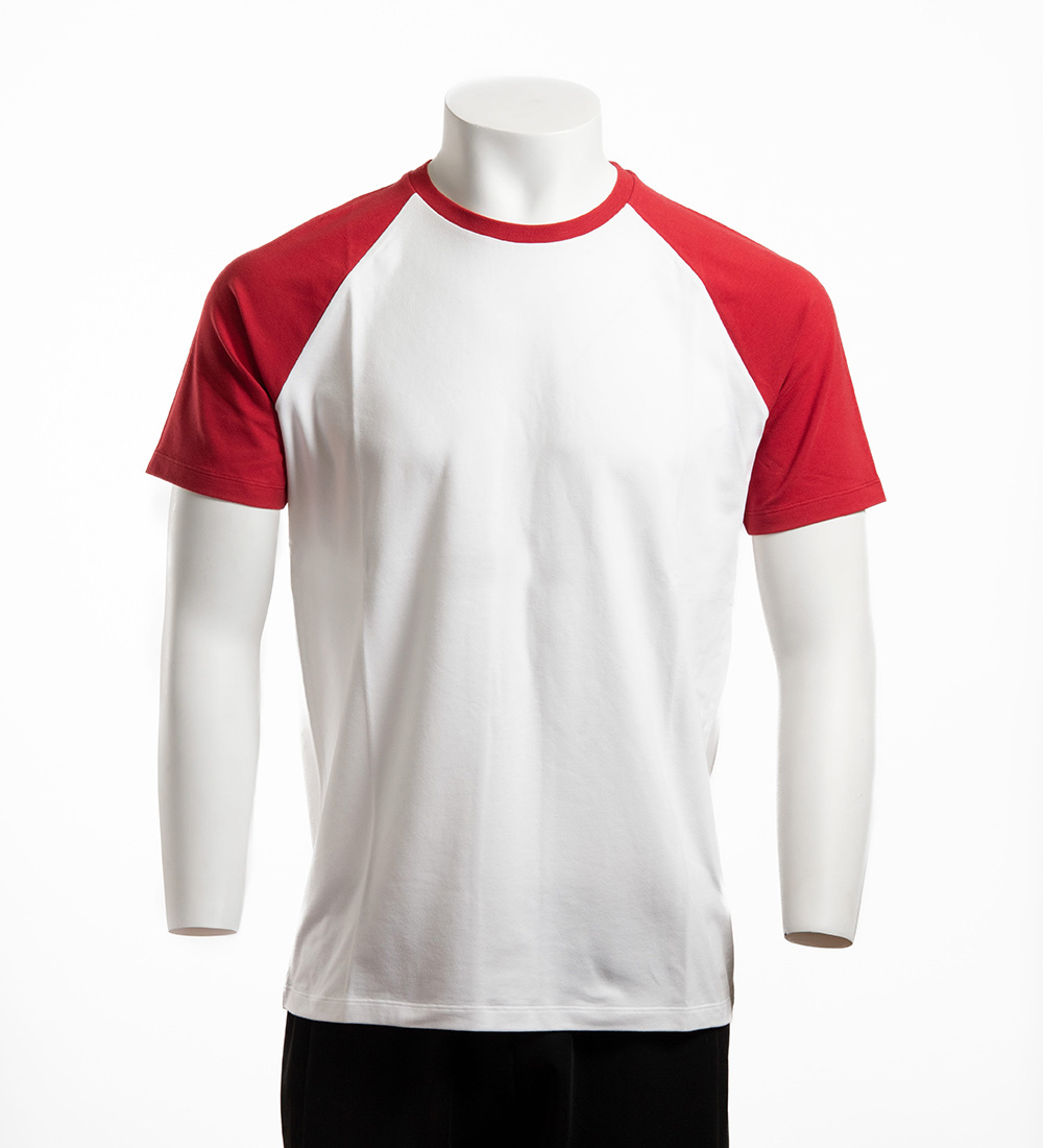 White and red t-shirt